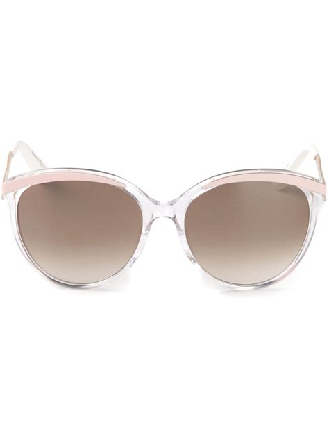 white sunglasses dior|white dior oversized sunglasses.